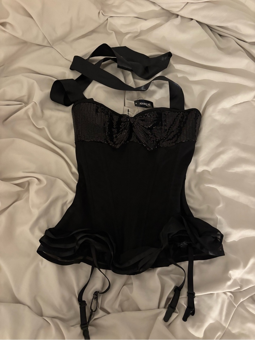 Black adore me corset